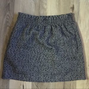 J. Crew tweed houndstooth skirt